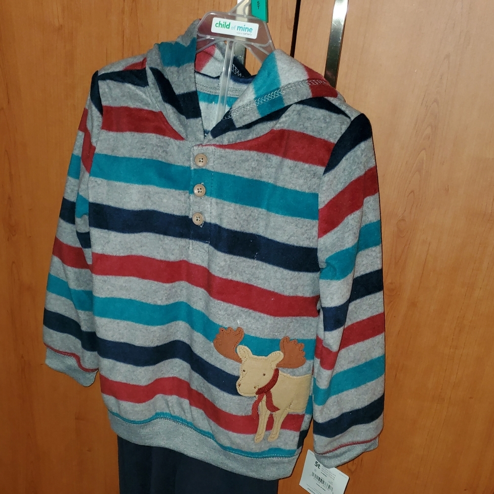 NWT Carter's (child of mine) Fleece set